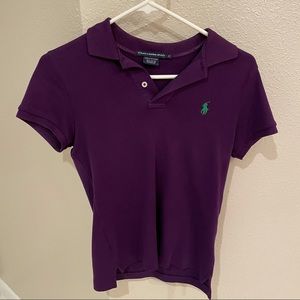 Purple short-sleeve Polo Ralph Lauren polo shirt
